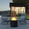Flash Furniture 195 Black Outdoor Smokeless Fire Pit BLN-HY-B-2201FP-02PC-19-5-BK-GG - alternate 9